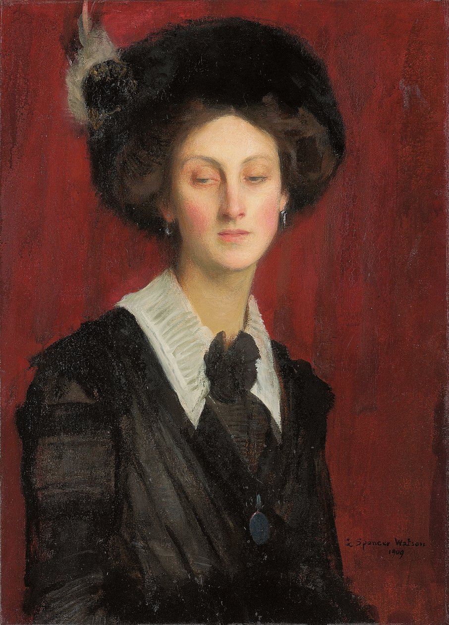 Siyah Şapkalı Hilda by George Spencer Watson