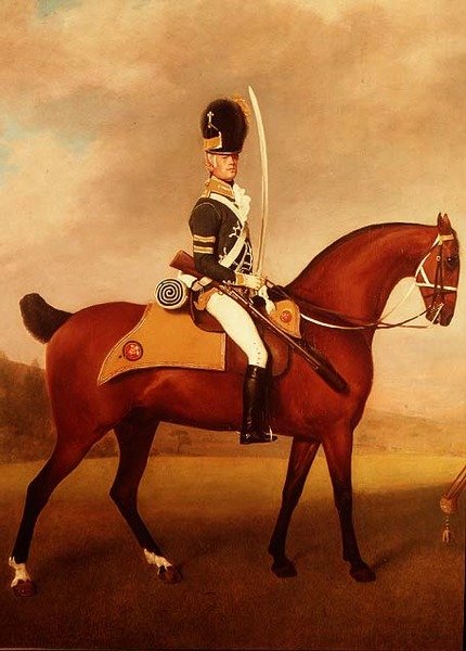 10. Hafif Ejderhaların Askerlerinden Detay by George Stubbs
