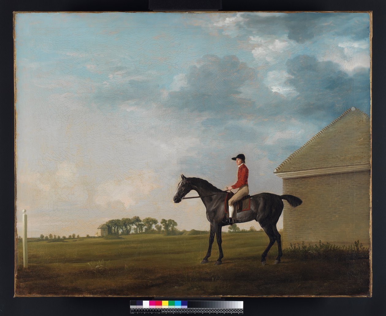 John Pratt ile Gimcrack, Newmarket Heath, 1765 by George Stubbs