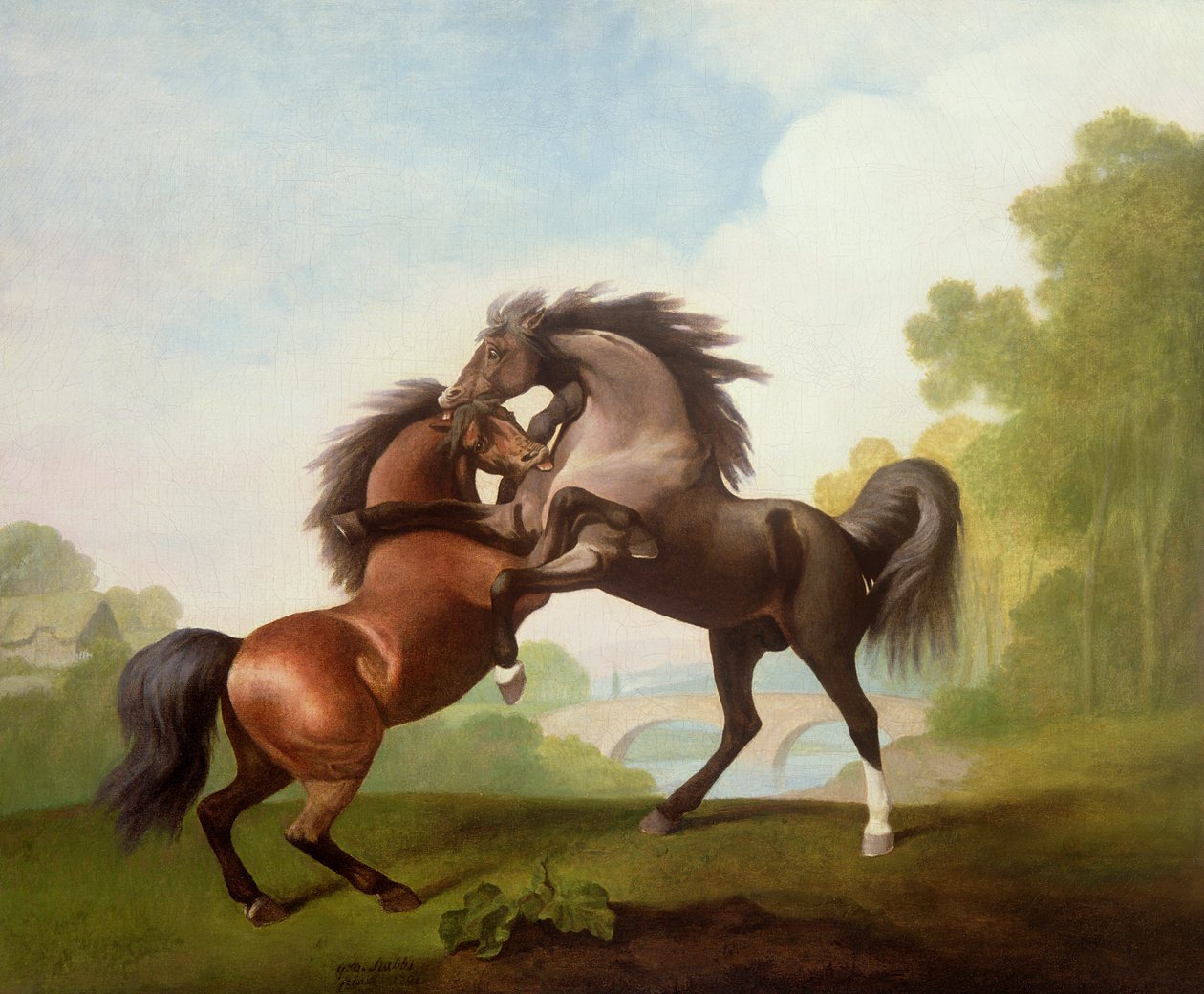 Atlar Dövüşü by George Stubbs