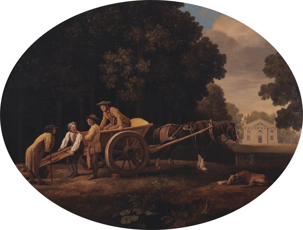 Laborers [1779, Royal Academy of Arts, Londra, sergi kataloğu] by George Stubbs