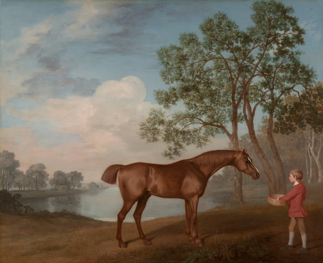 Ahır delikanlı ile Kabak, 1774. by George Stubbs