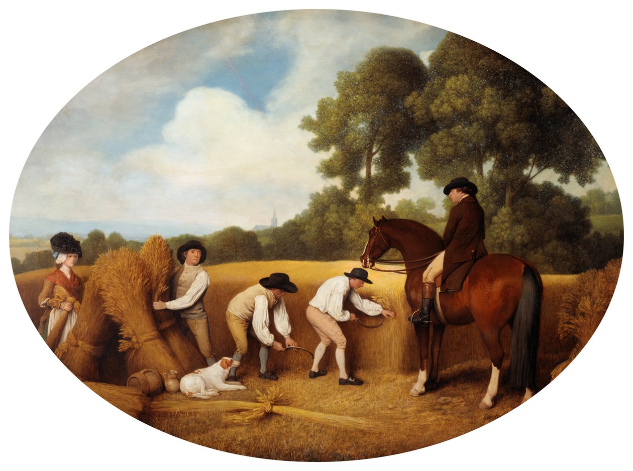 Biçerdöverler, 1795. by George Stubbs