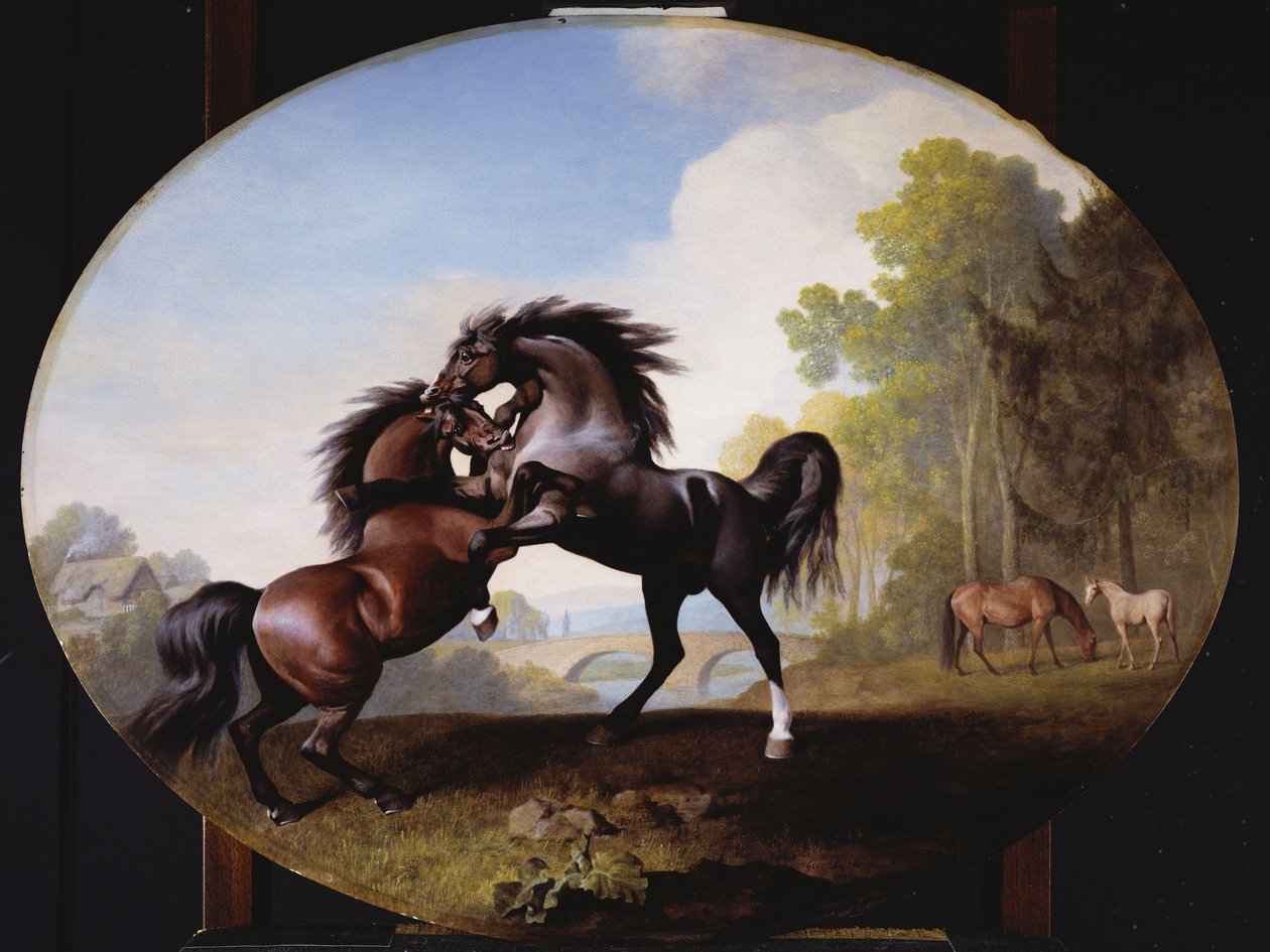 Aygırların Kavgası, 1781 by George Stubbs