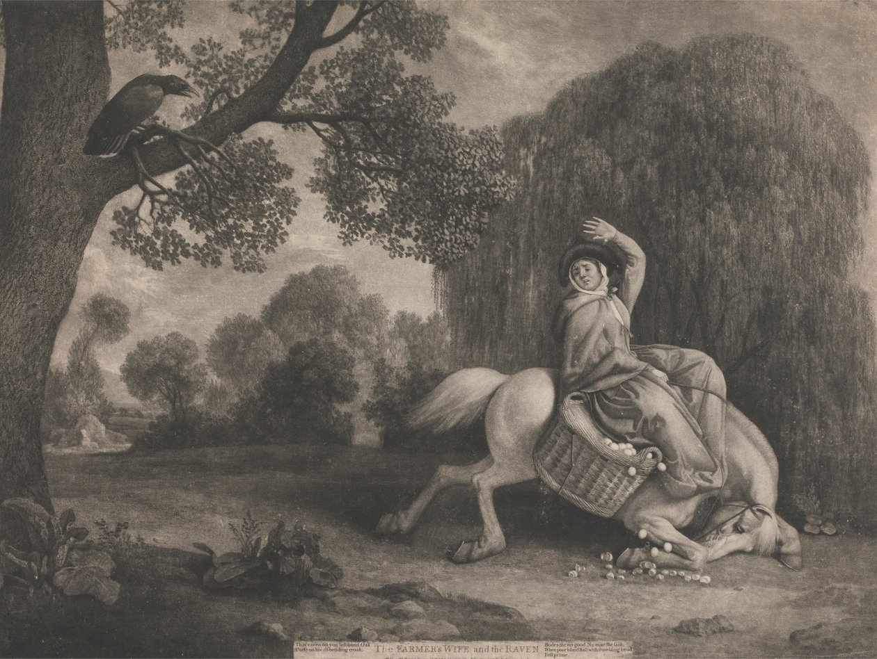 Çiftçinin Karısı ve Kuzgun by George Stubbs
