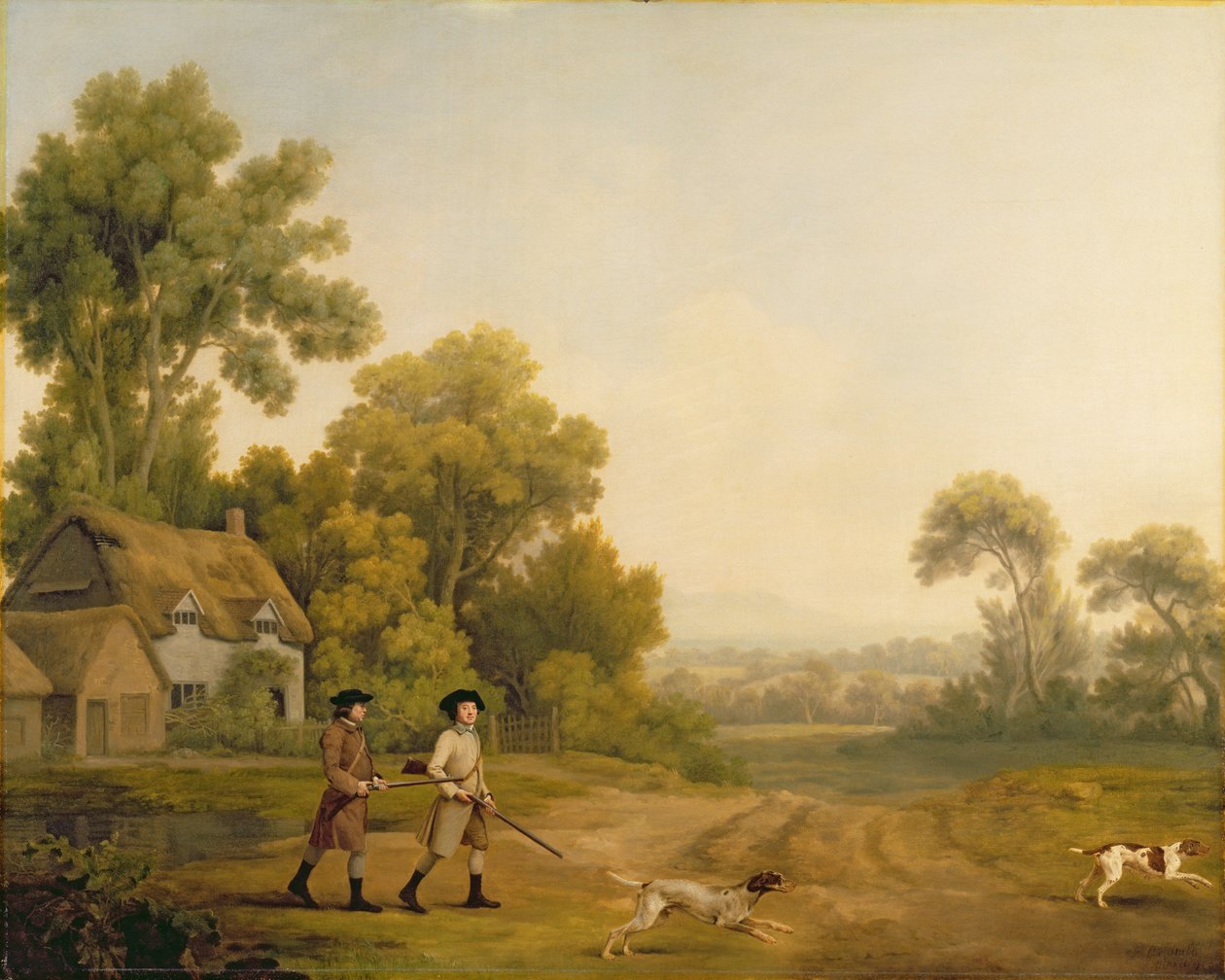 Ateş Eden İki Bey (tuval üzerine yağlı boya) by George Stubbs
