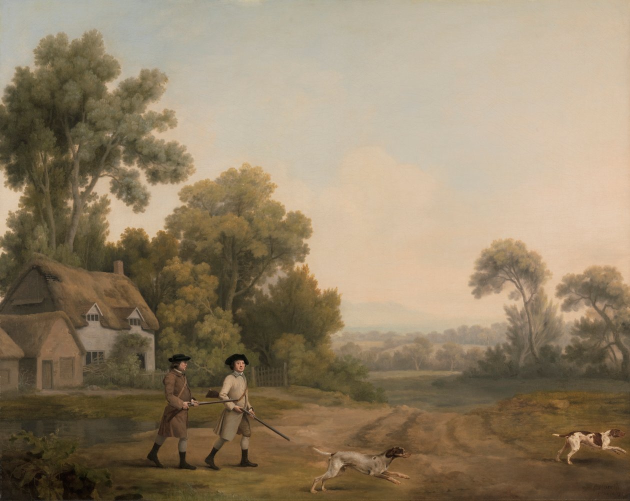 Ateşe Giden İki Beyefendi by George Stubbs