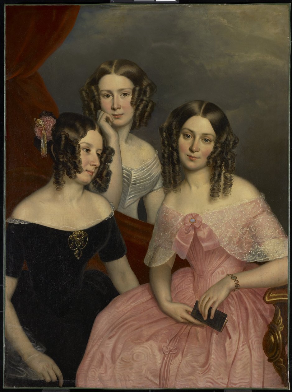 Üç Robinson Kızkardeş, 1846 by George Theodore Berthon