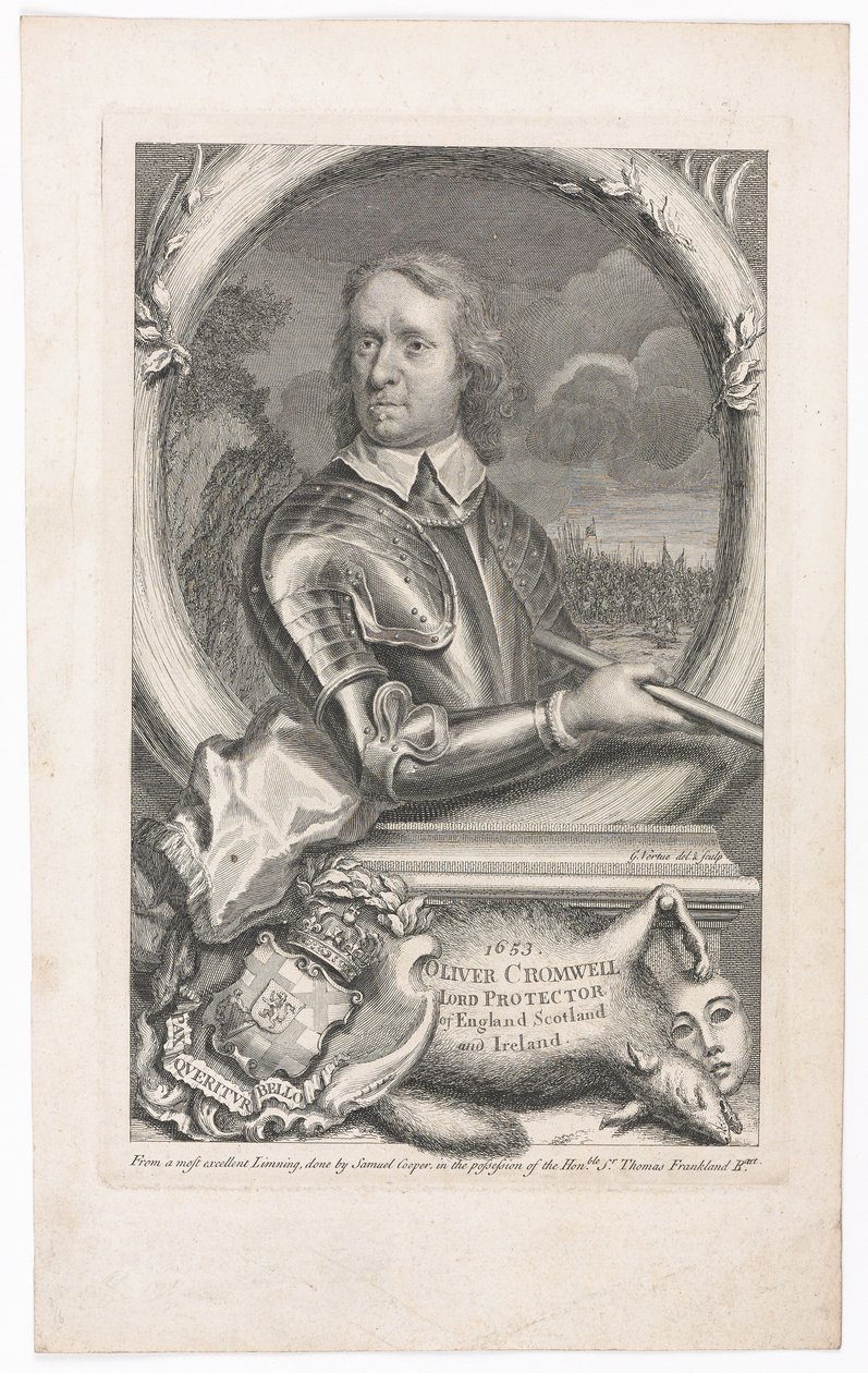 ?1653 Oliver Cromwell İngiltere, İskoçya ve İrlanda