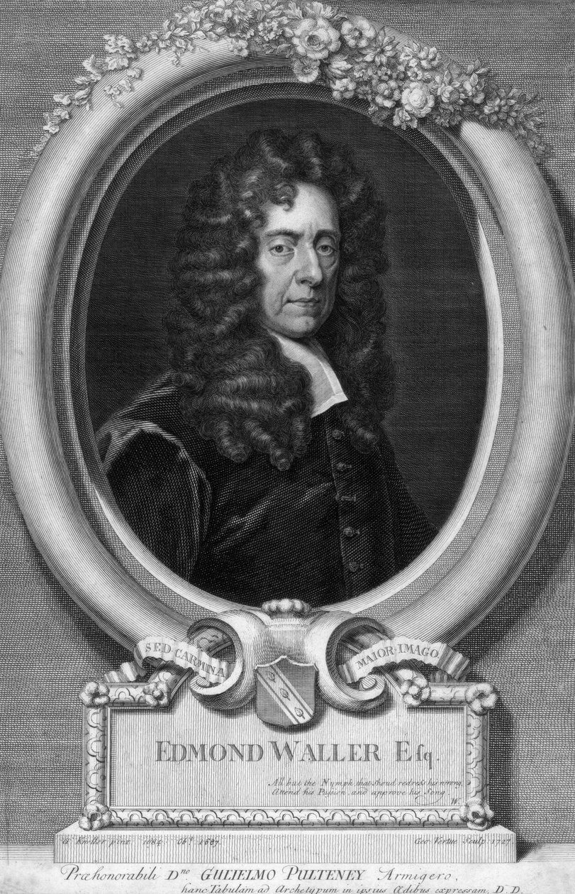 Edmond Waller, 17. yüzyıl İngiliz şairi by George Vertue