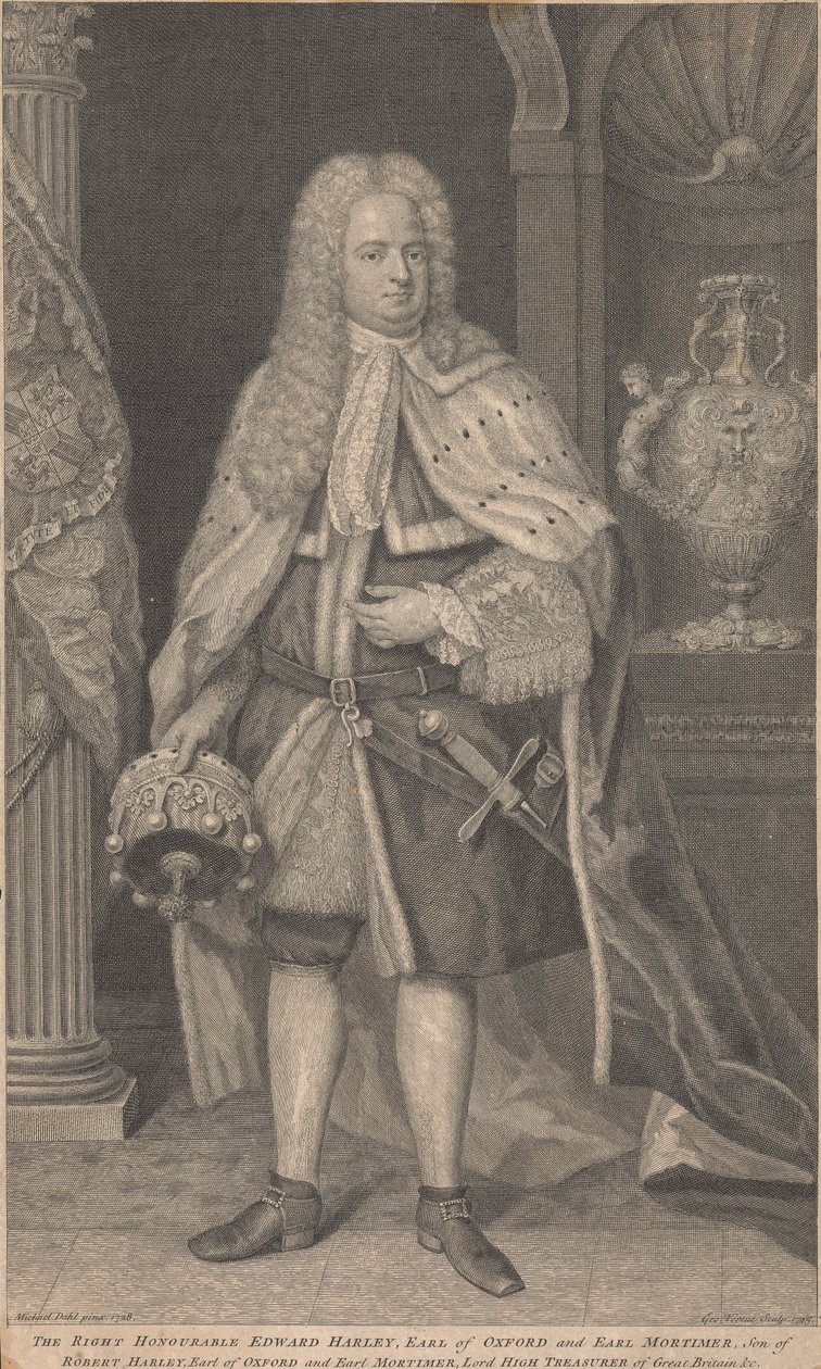 Edward Harley, 2. Oxford Kontu ve Mortimer Kontu by George Vertue