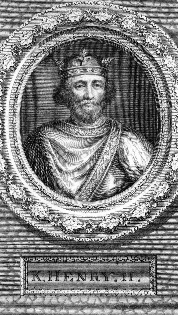 Henry II, İngiltere Kralı. by George Vertue