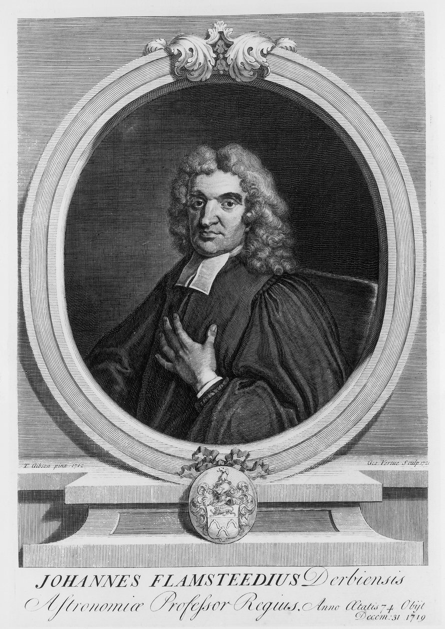 John Flamsteed, astronom, 1712 by George Vertue