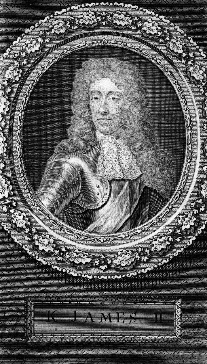 İngiltere Kralı II. James, 18. yüzyıl. by George Vertue