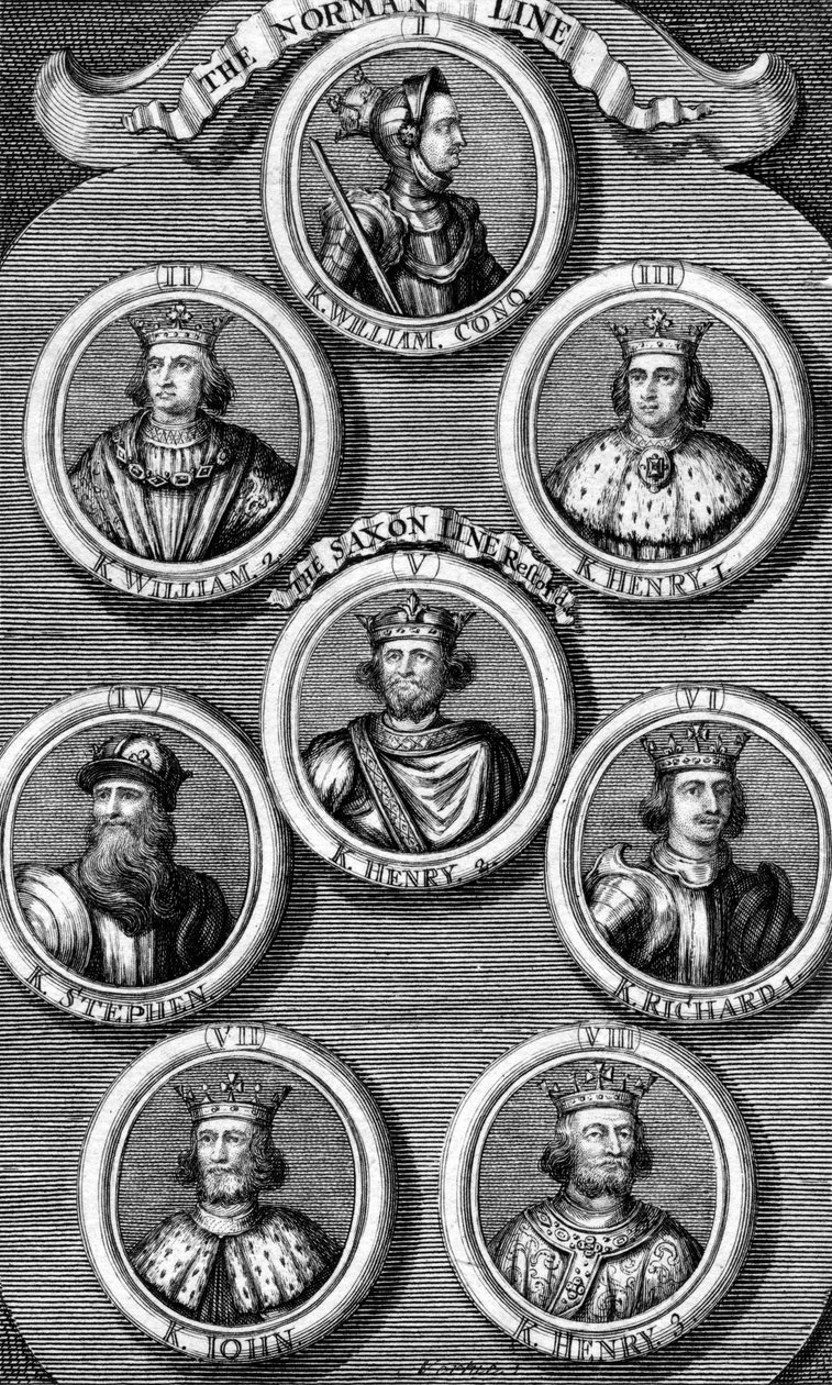 İngiltere kralları. by George Vertue