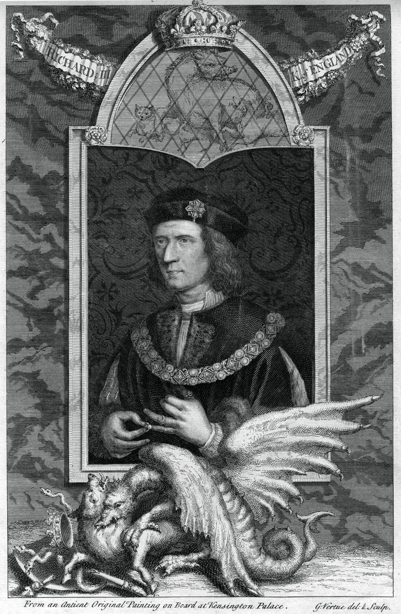 İngiltere Kralı III. Richard, 18. yüzyıl. by George Vertue