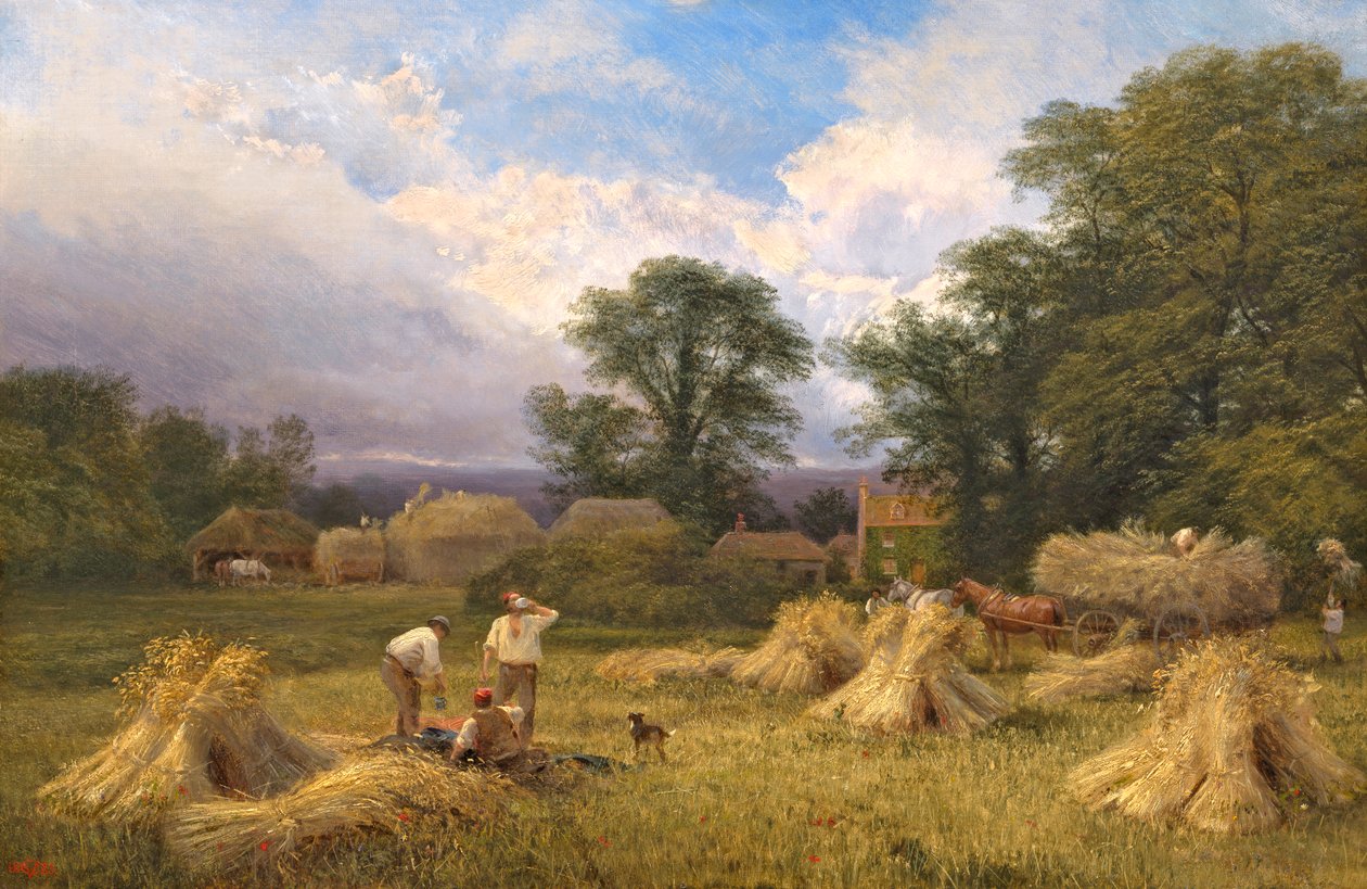 Hasat Zamanı, 1883 by George Vicat Cole