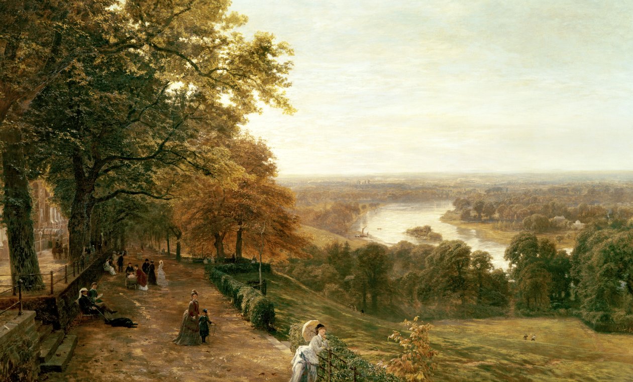 Richmond Tepesi, Londra, 1875 by George Vicat Cole