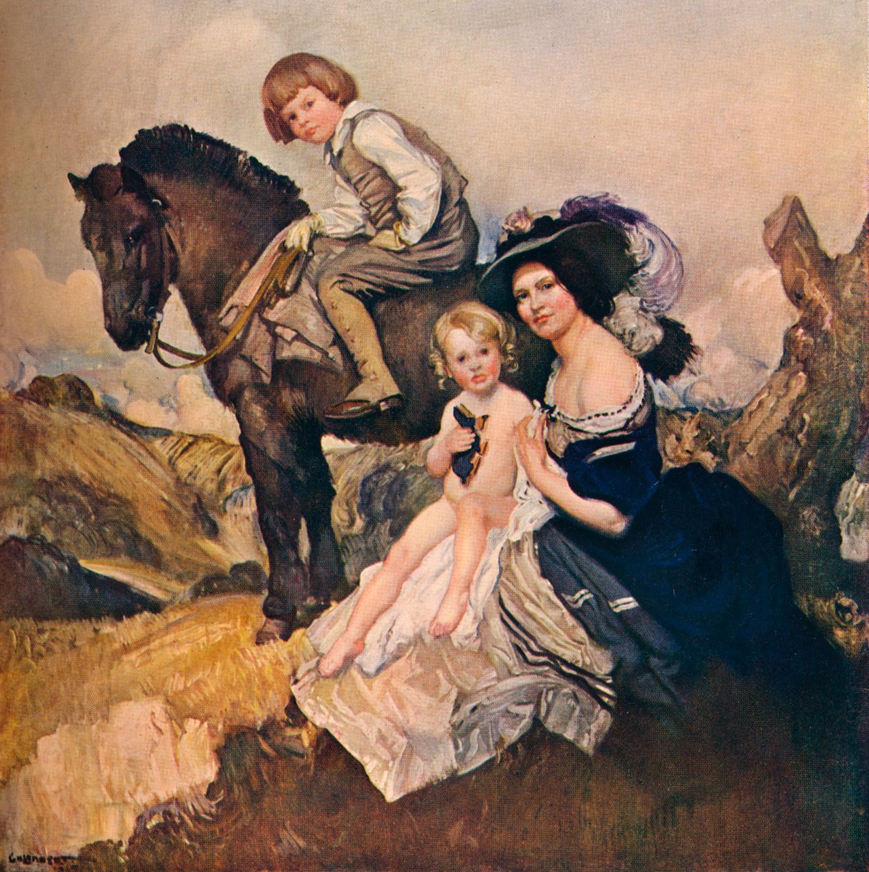 Portre Grubu, 1908 by George Washington Lambert