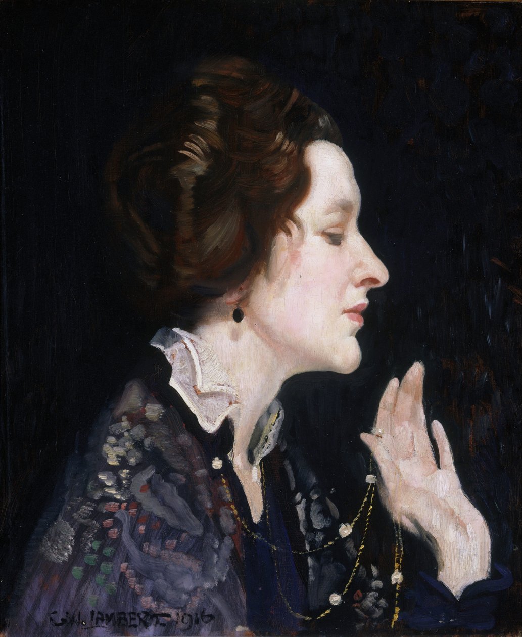 Bir bayanın portresi (Thea Proctor) by George Washington Lambert