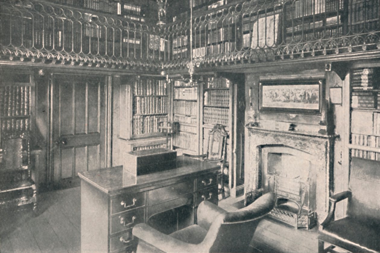 Sir Walter Scotts Çalışması, Abbotsford, 1904 by George Washington Wilson