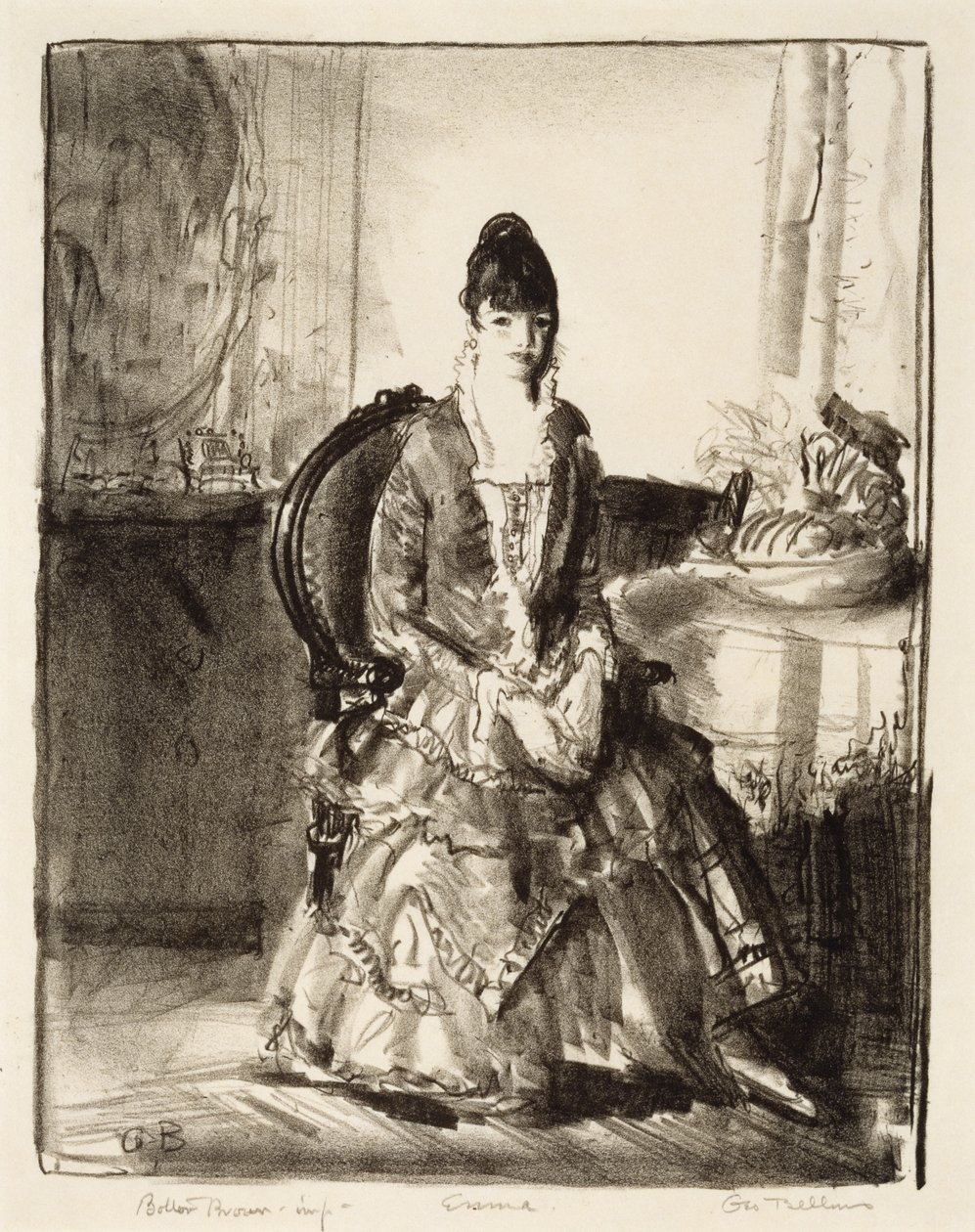 Aranjman, Emma Bir Odada by George Wesley Bellows