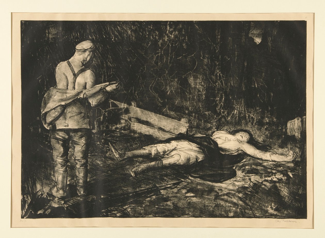 Savaş Serisinden Belçika Çiftliği by George Wesley Bellows