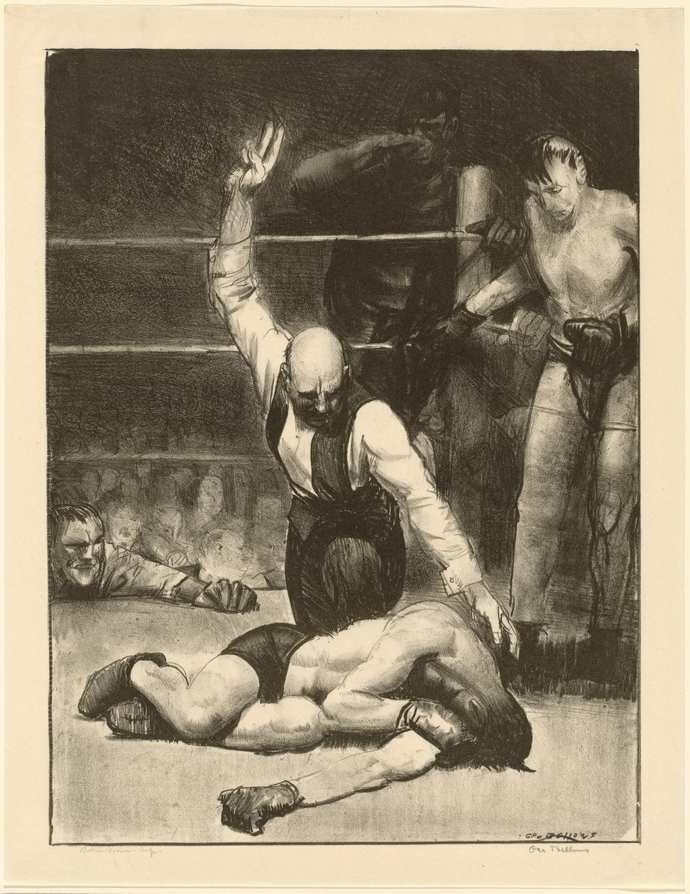 Sayıldı, ikinci taş, 1921. by George Wesley Bellows