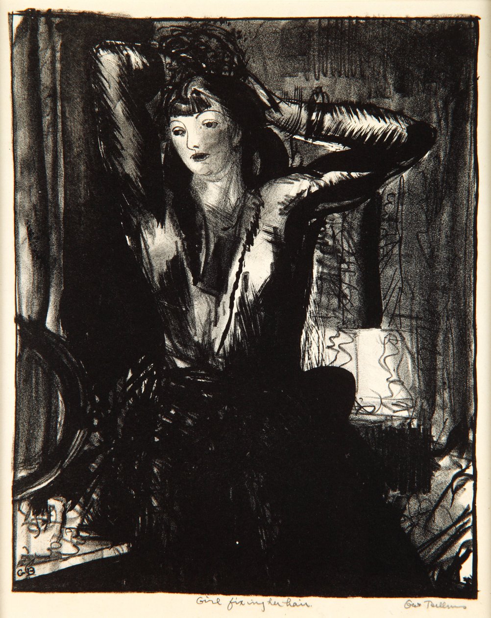 Saçını Düzelten Kız, 1923-24 by George Wesley Bellows