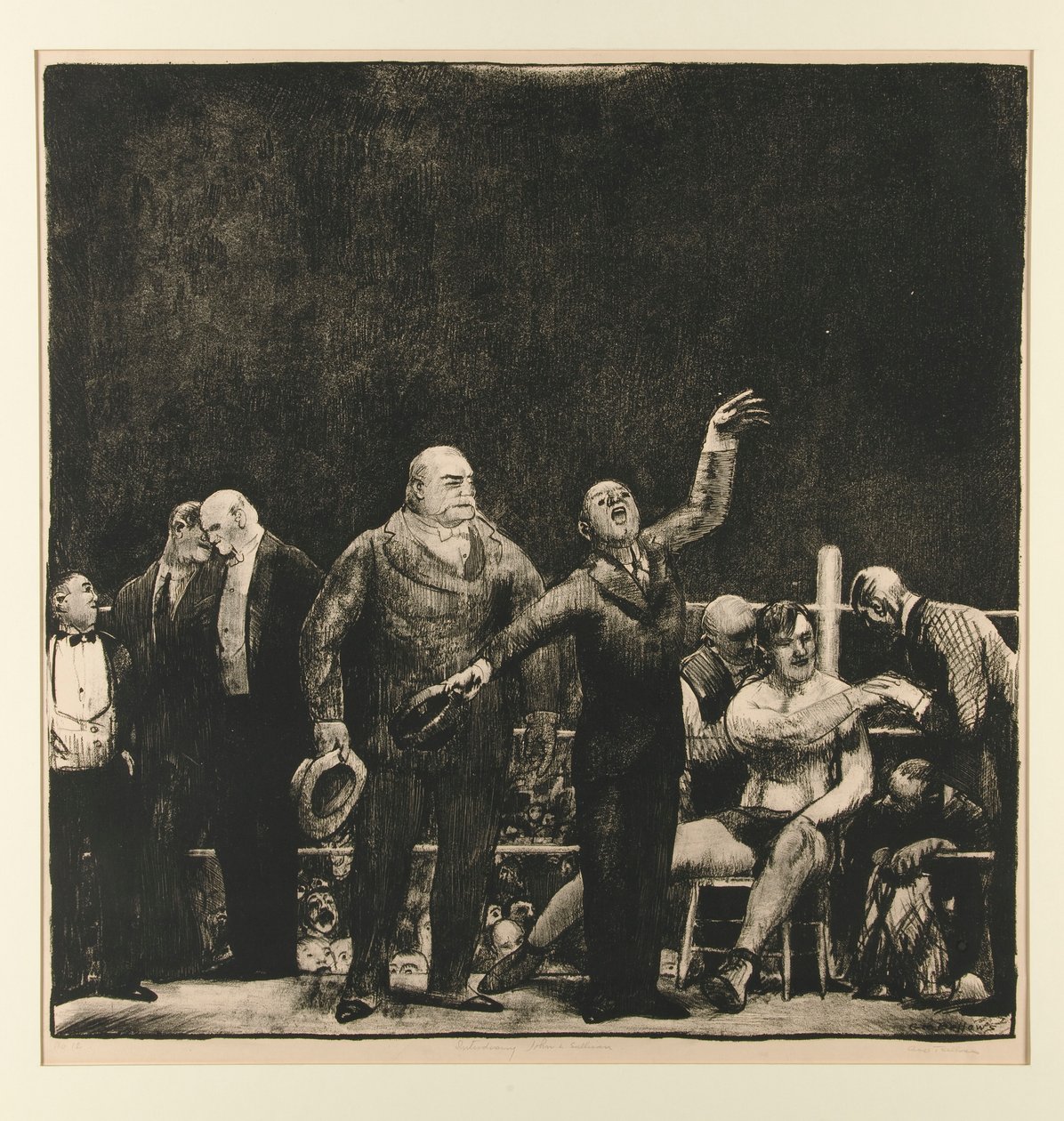 John L. Sullivan ile tanışın by George Wesley Bellows