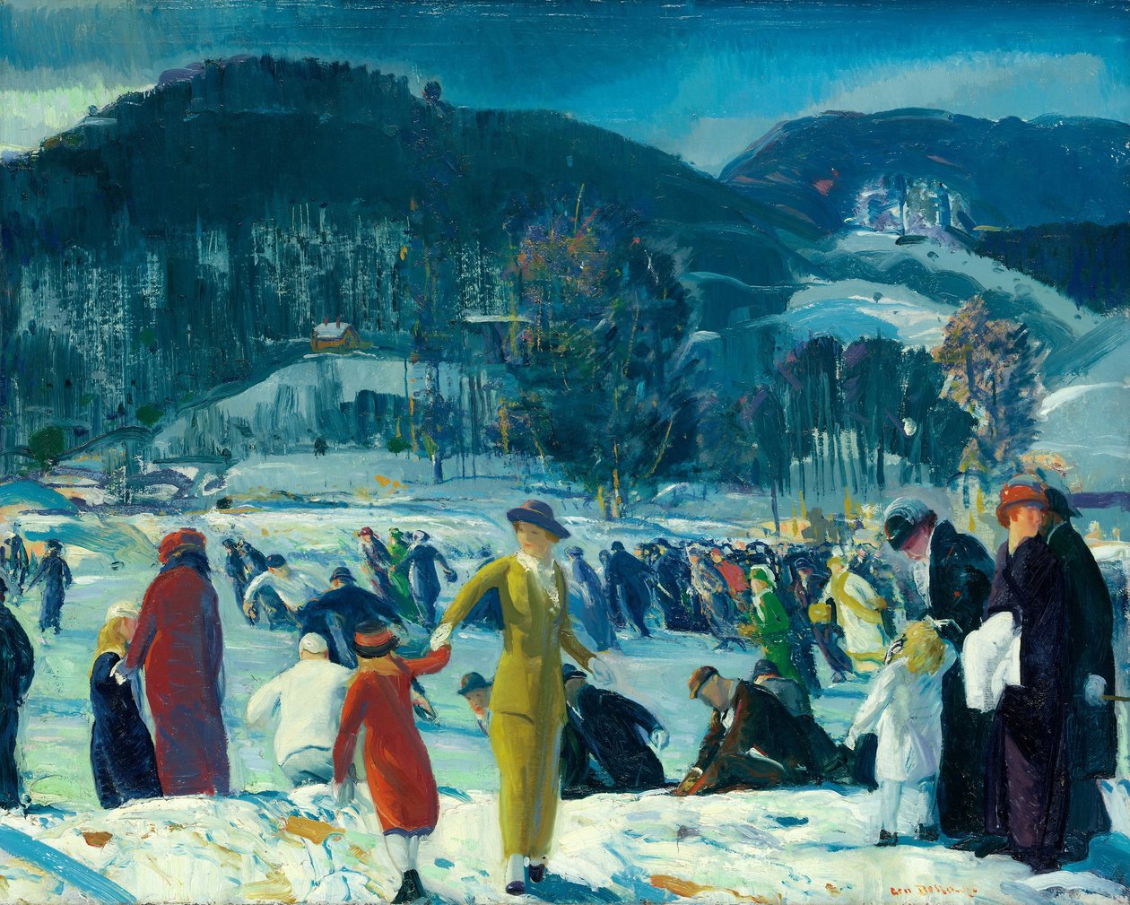 Kış Aşkı, 1914 by George Wesley Bellows