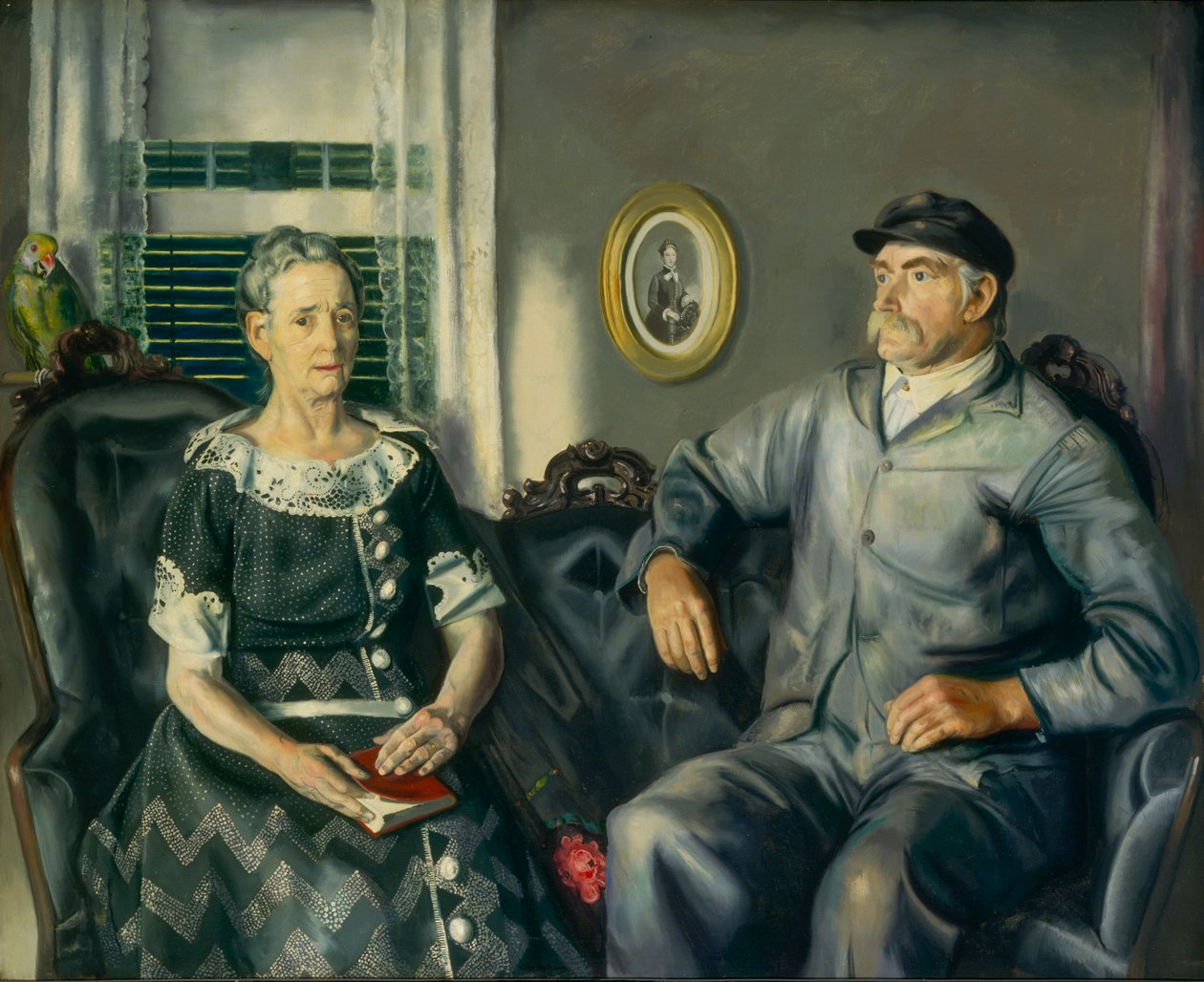 Bay ve Bayan Phillip Wase, 1924. by George Wesley Bellows