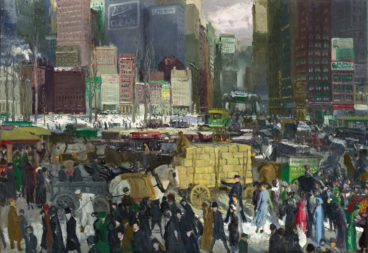 New York, 1911. by George Wesley Bellows