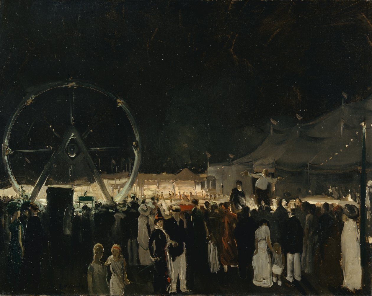 Büyük Çadırın Dışı, 1912 by George Wesley Bellows