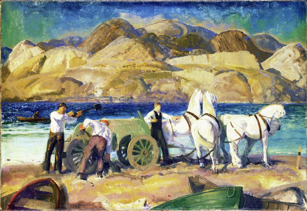 Kum Arabası, 1917 by George Wesley Bellows