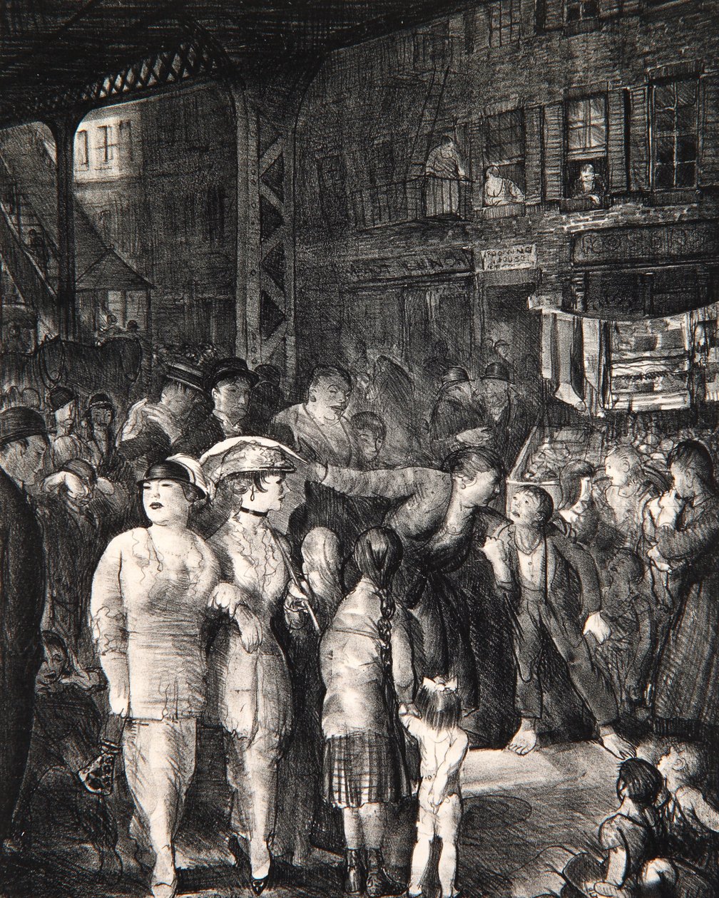 Sokak, 1917 by George Wesley Bellows