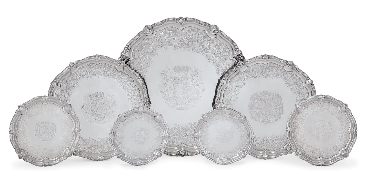 Salvers, Leinster Servisi by George Wickes