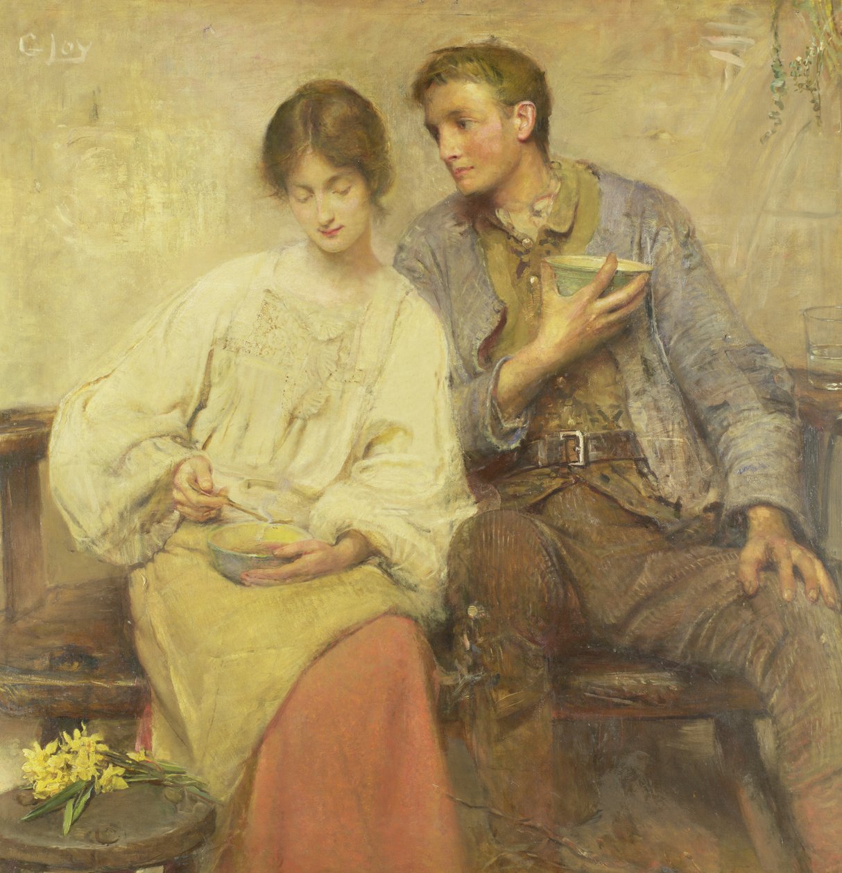 Bir Akşam Yemeği by George William Joy