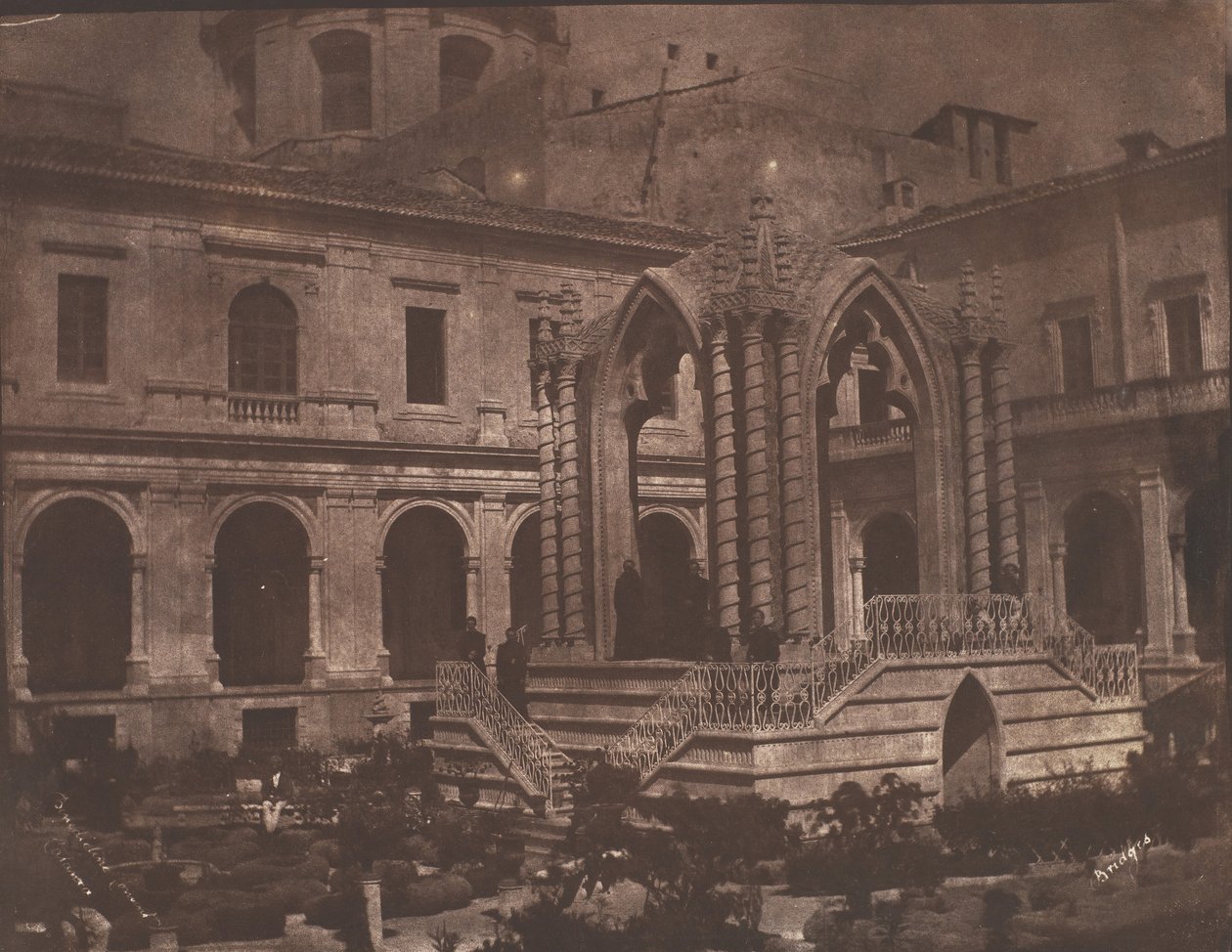 Benediktin Manastırı, Katanya, 1846. by George Wilson Bridges