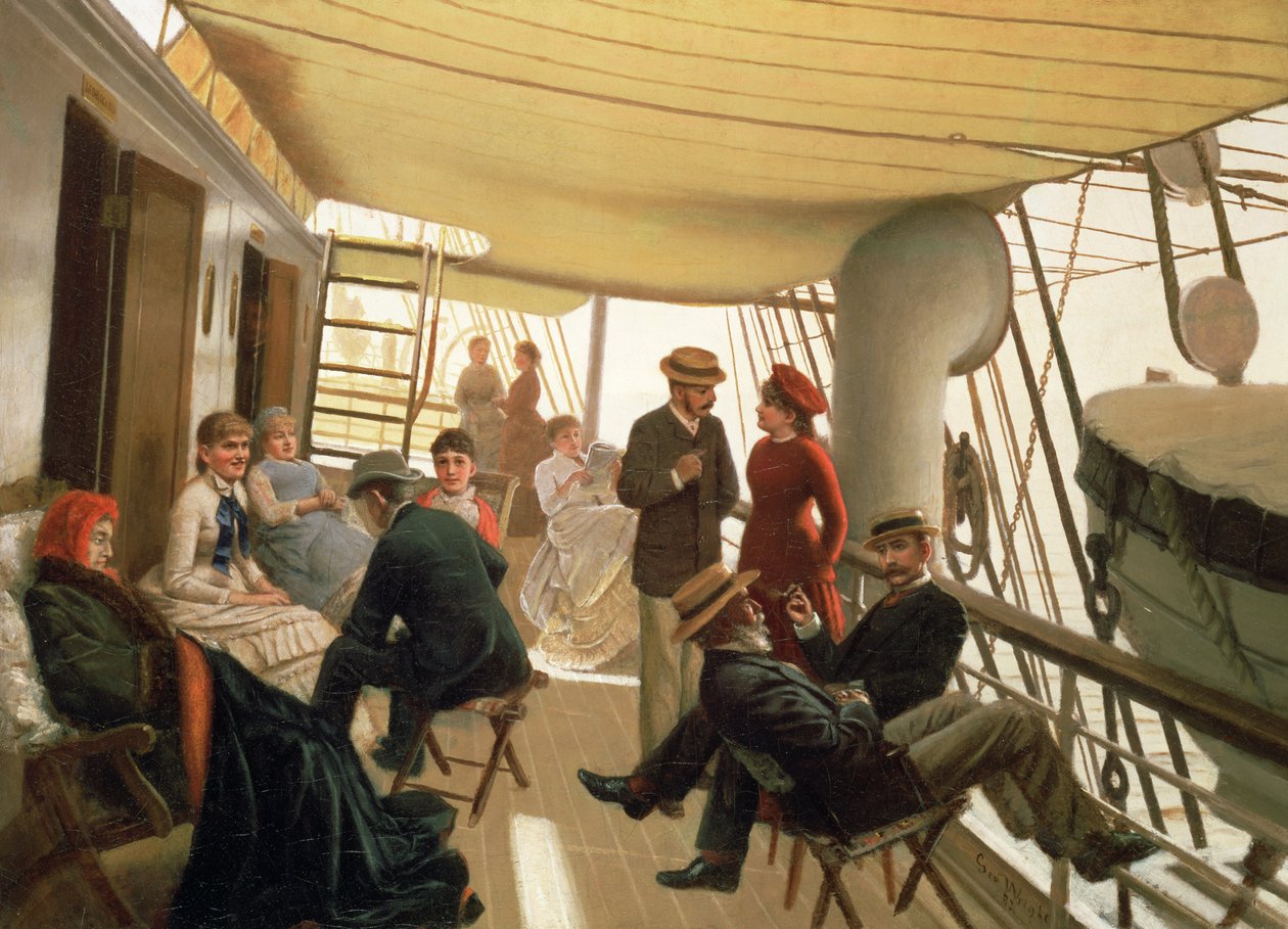 Yolcu Gemisi, 1882 by George Wright