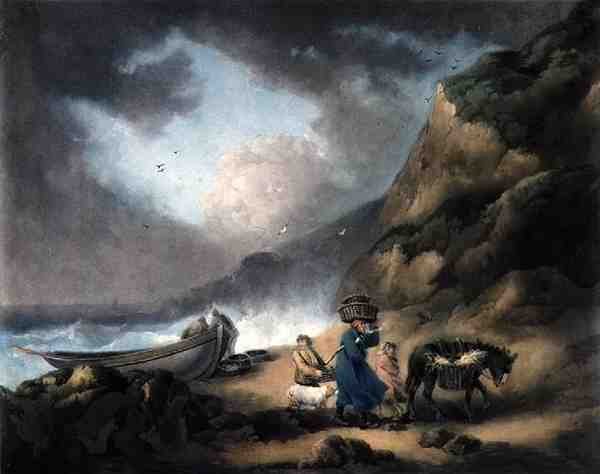 Balıkçılar, James Ward (1769-1859), pub tarafından oyulmuş. J.R. Smith, 1793 (mezzotint gravür) (125518 çifti) tarafından by George after Morland