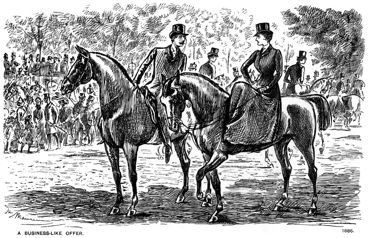İş Gibi Bir Teklif, 1886 1891 by George du Maurier