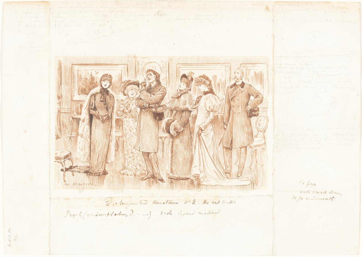 Değerli Amatörler hayır. II: Sanat Eleştirmeni by George du Maurier