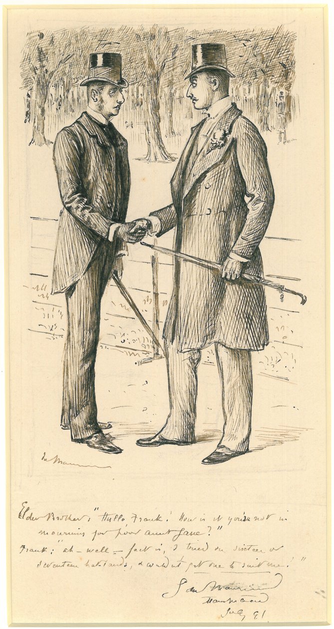 Merhaba Frank!, 1891 by George du Maurier