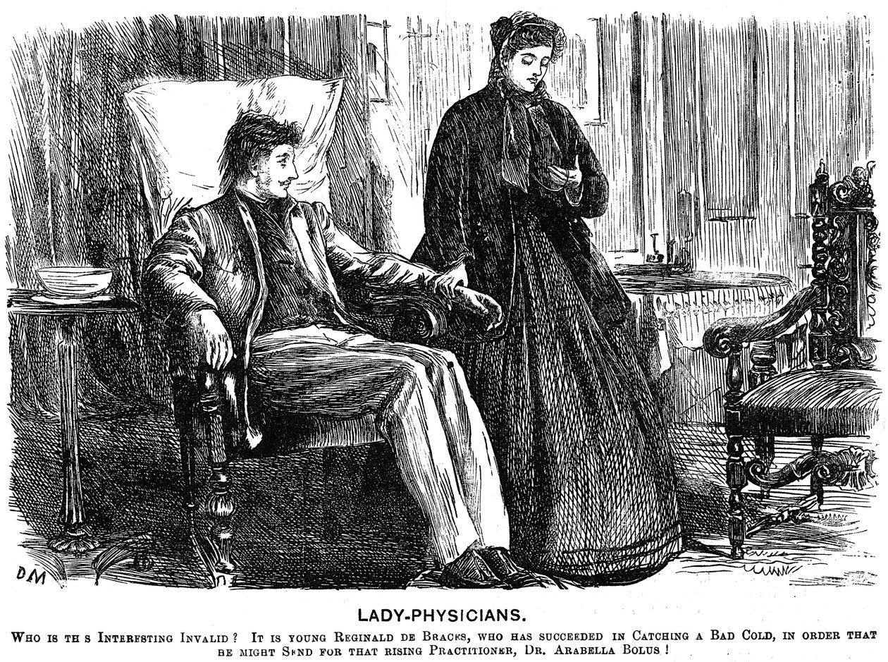 Bayan Doktorlar, 1865 by George du Maurier
