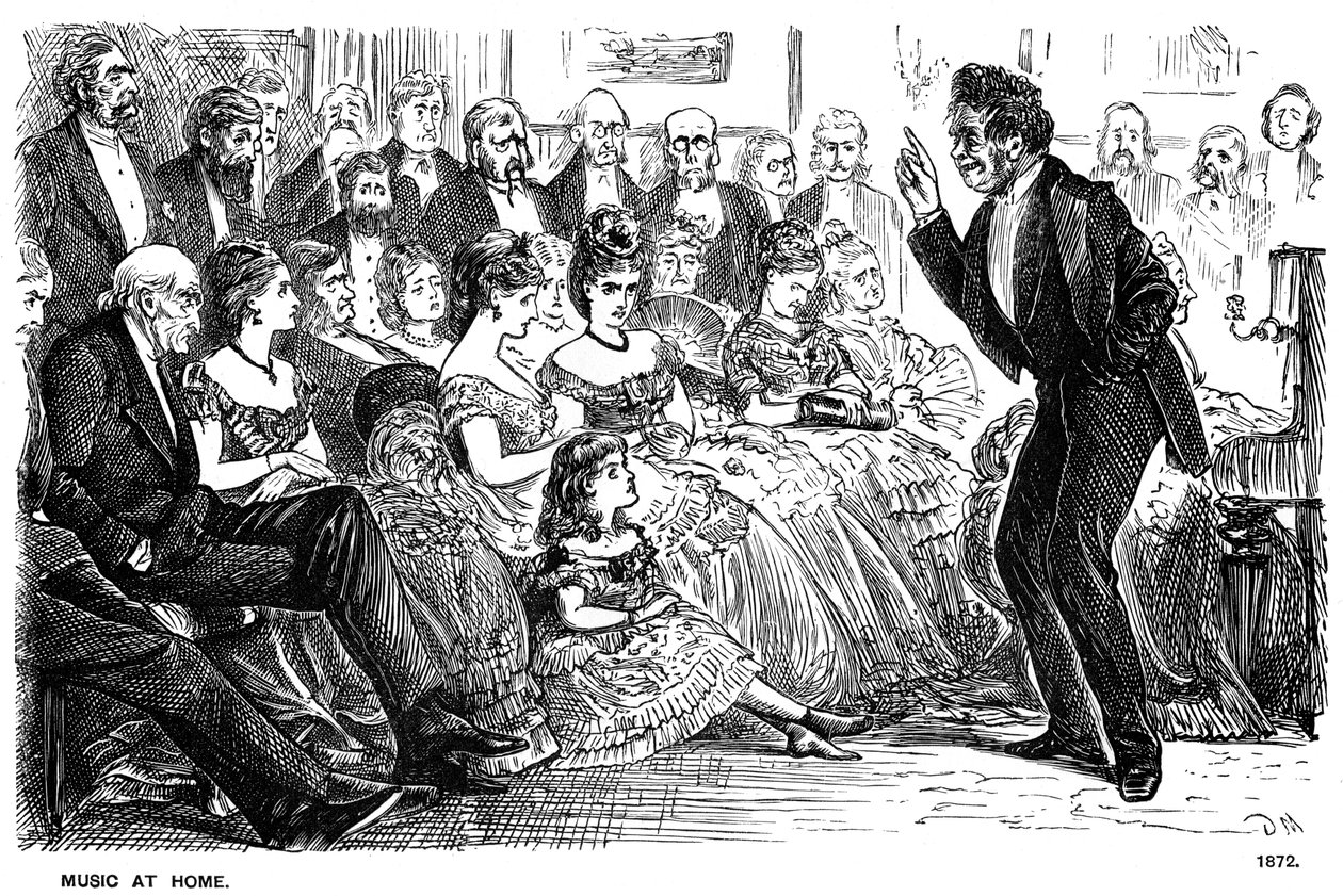 Evde Müzik, 1872 1891 by George du Maurier