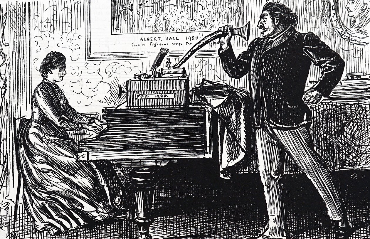 fonograf by George du Maurier