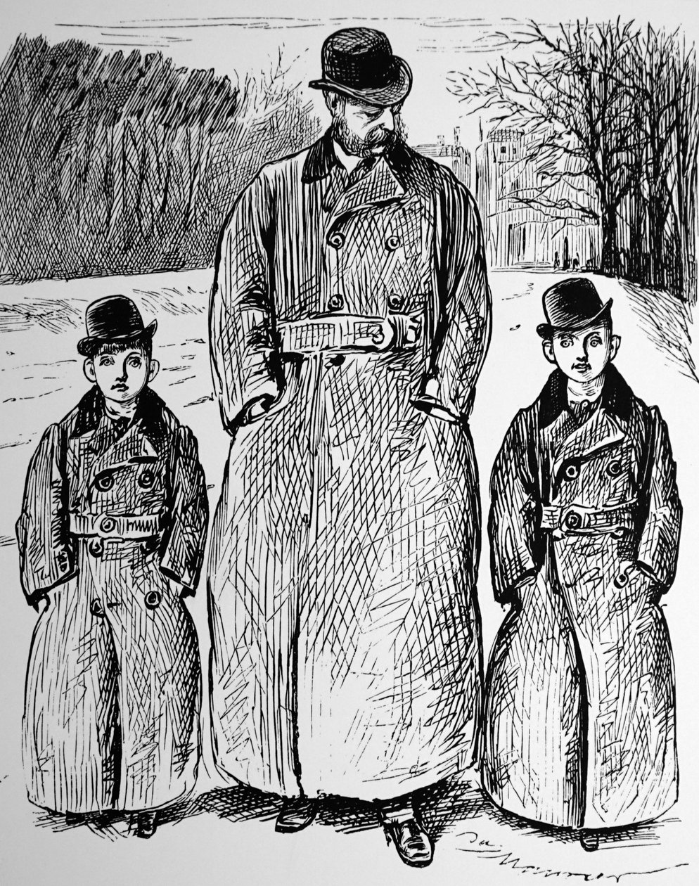 şilin telgrafı by George du Maurier