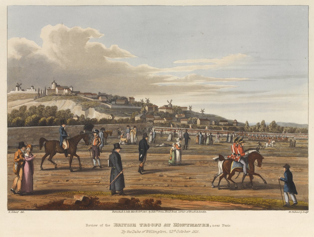 Wellington Dükü tarafından Paris yakınlarındaki Montmatre