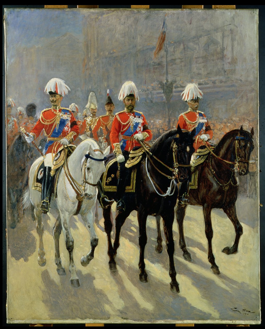 George V (1865-1936) Alayı, 1910 by Georges Bertin Scott